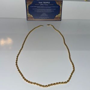 San Tropez Gold 22 inch necklace